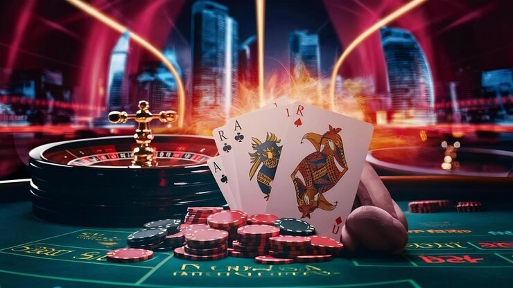 Live dealer studio setup with multiple camera angles at pajaktoto
